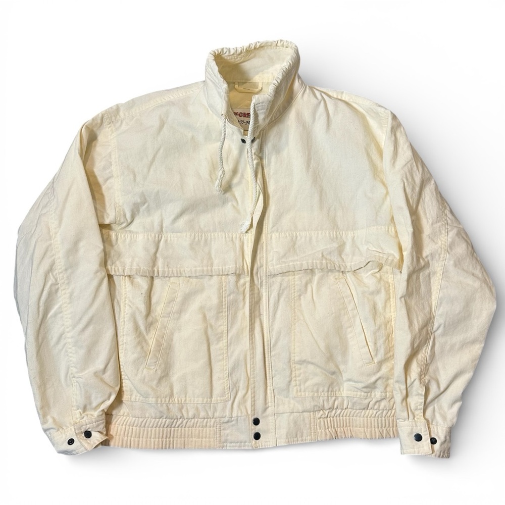 Vintage McGregor Anti Freeze M? Golf Jacket Zip Cream Lightweight Country Club